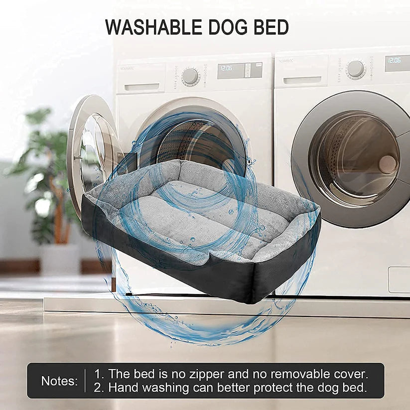 Royals rore Ultra Soft Polyester Dog Bed Anti-Skid Bottom & Machine Washable (Reversible)