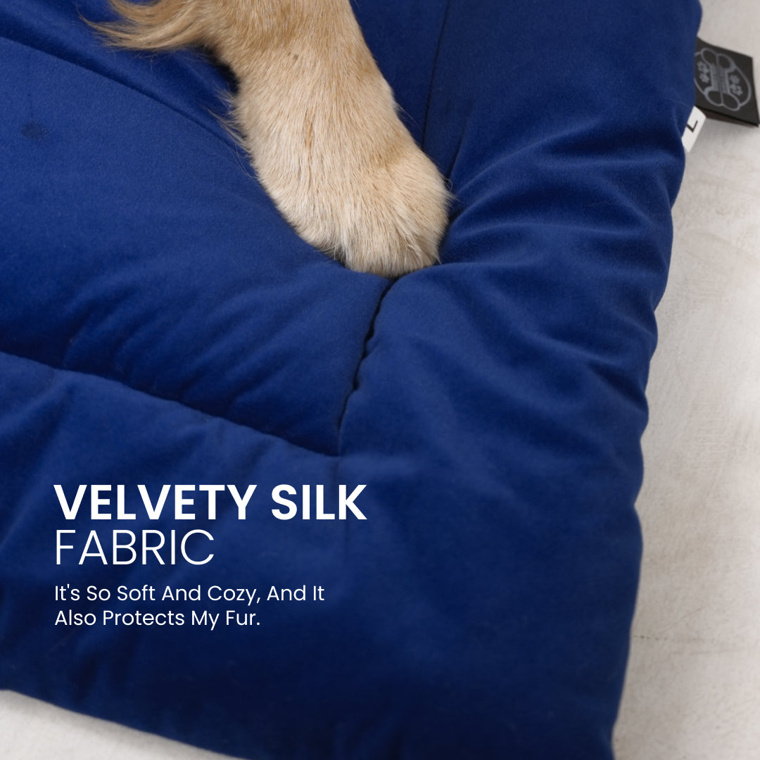 All Season Nap Bed - Royal Blue
