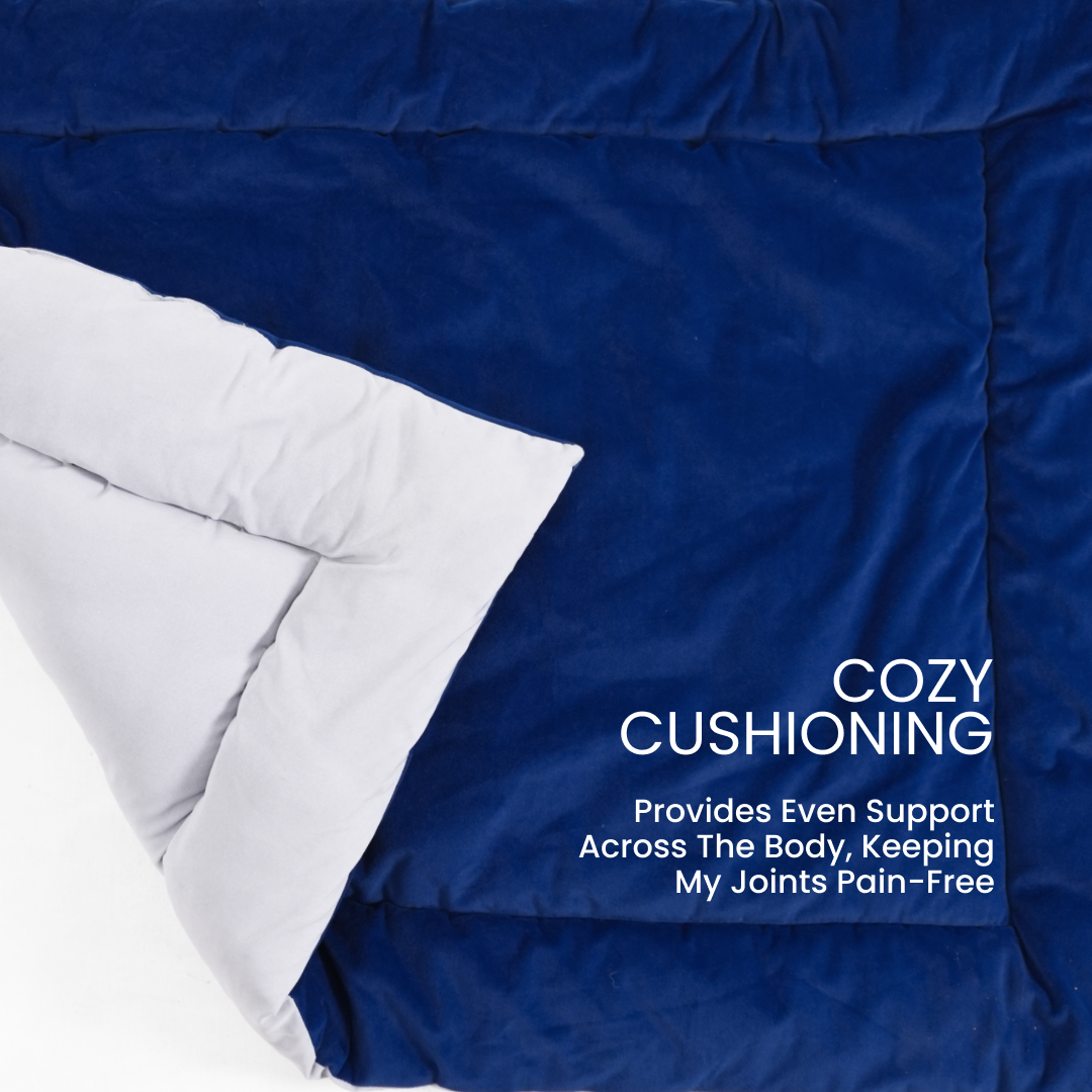 All Season Nap Bed - Royal Blue