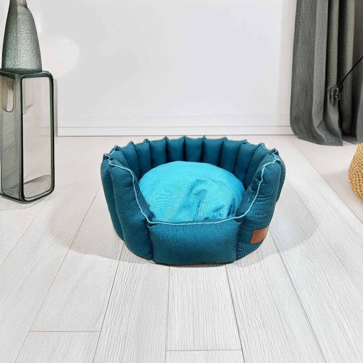 ROYALS RORE Snuggle Dog Beds- Petrol