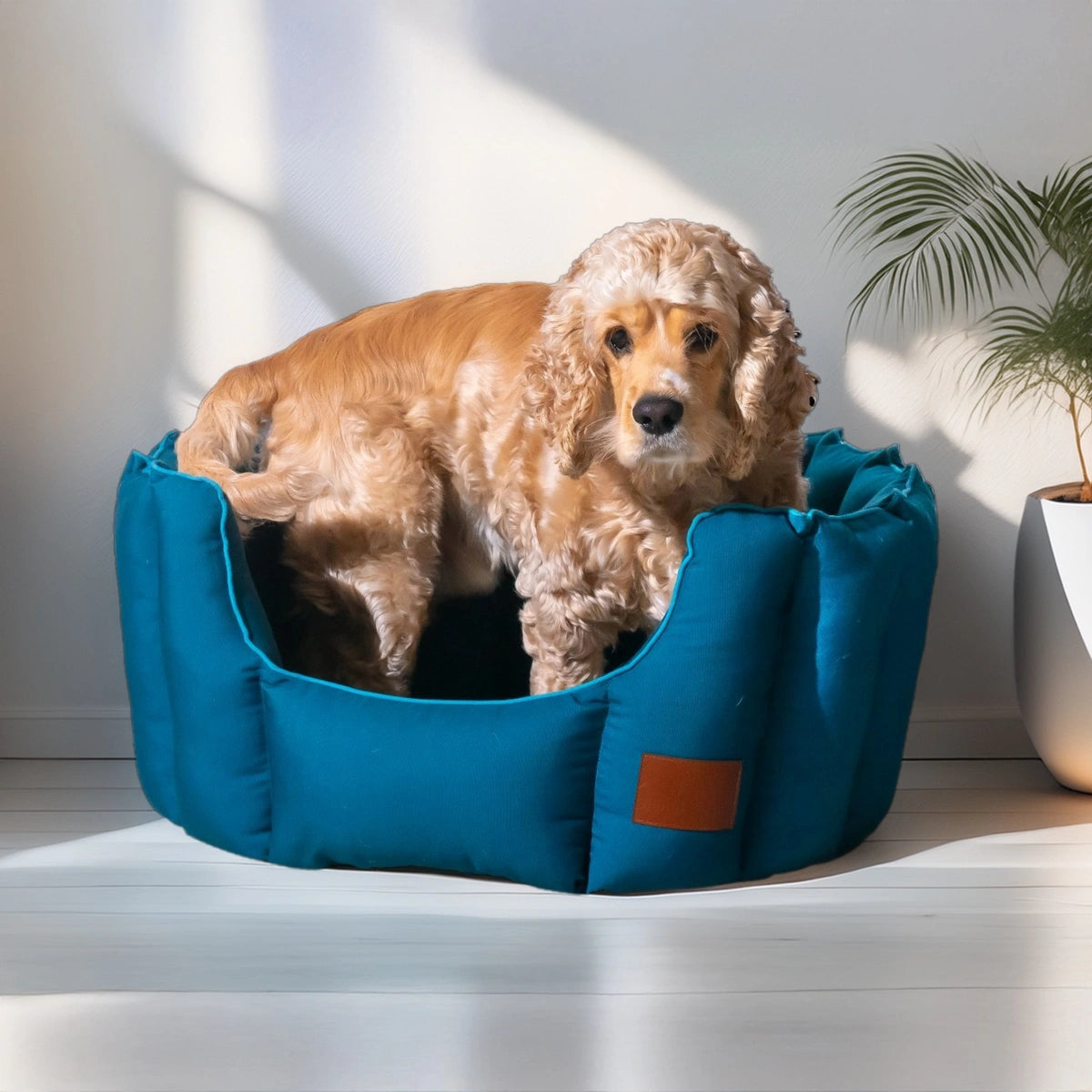 ROYALS RORE Snuggle Dog Beds- Petrol